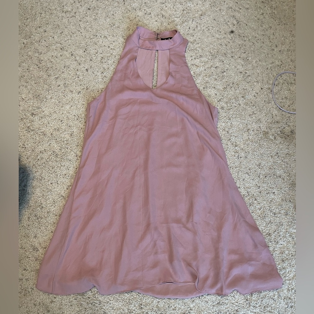 Lulus pink shift dress